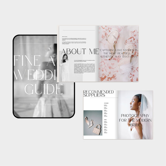 Wedding Photography Welcome Guide Canva Template