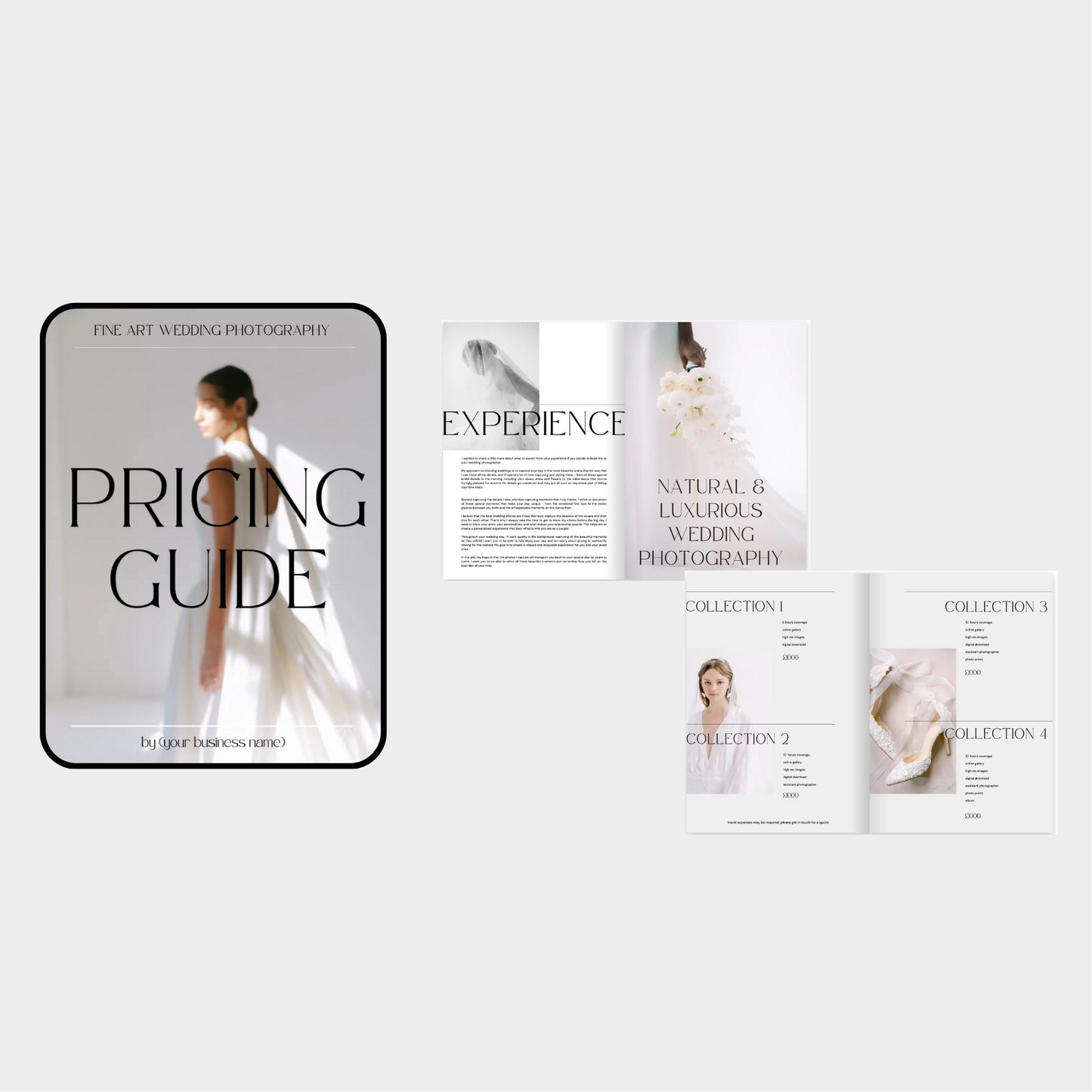 Wedding Photography Pricing Guide Canva Template