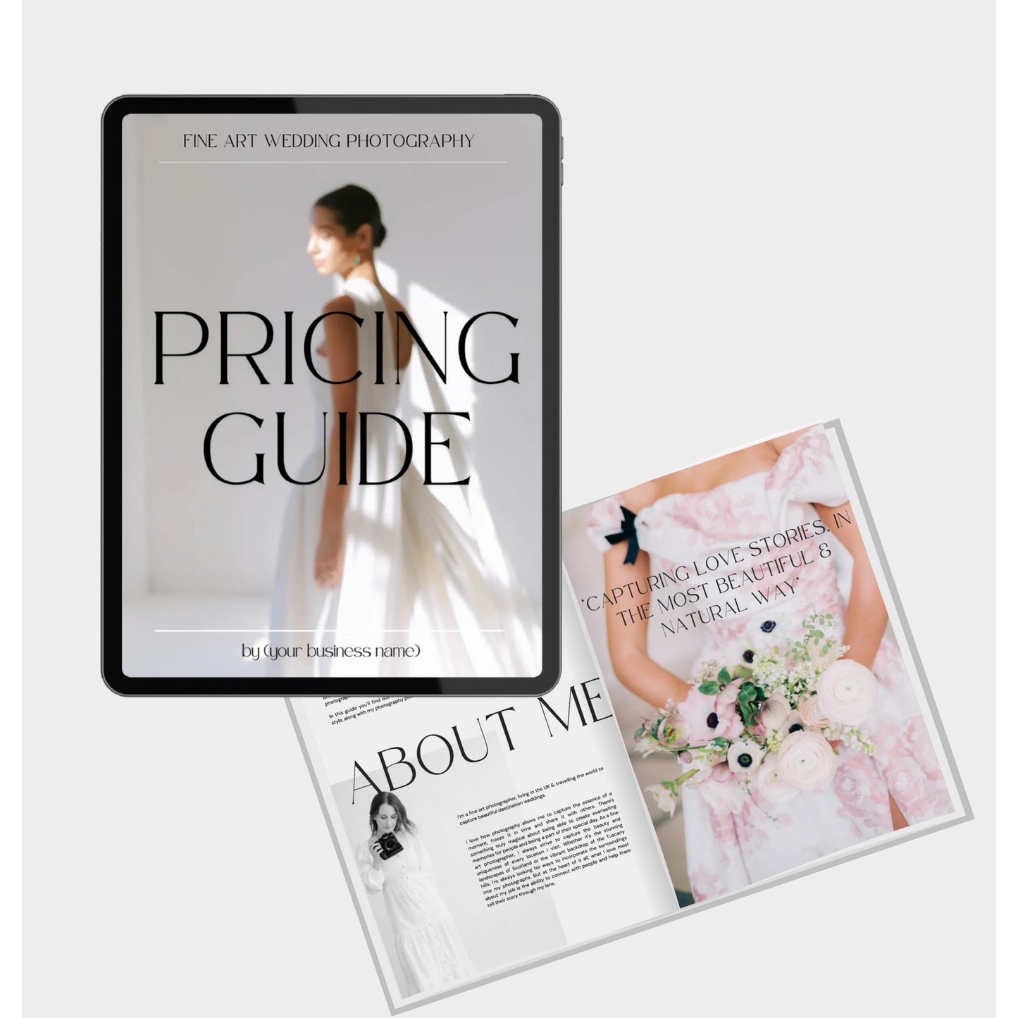 Wedding Photography Pricing Guide Canva Template